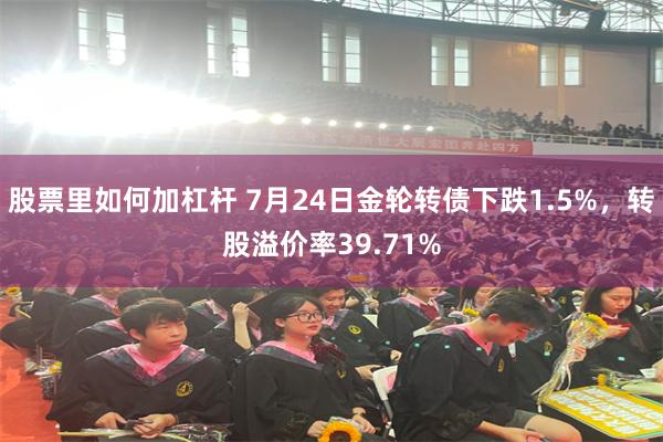 股票里如何加杠杆 7月24日金轮转债下跌1.5%，转股溢价率39.71%