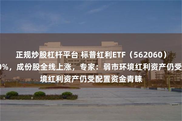 正规炒股杠杆平台 标普红利ETF（562060）半日涨幅1.10%，成份股全线上涨，专家：弱市环境红利资产仍受配置资金青睐