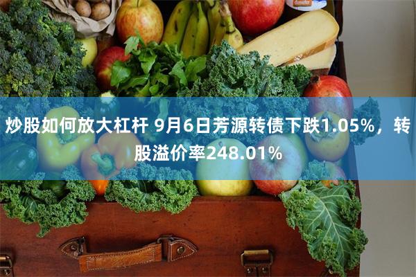 炒股如何放大杠杆 9月6日芳源转债下跌1.05%，转股溢价率248.01%