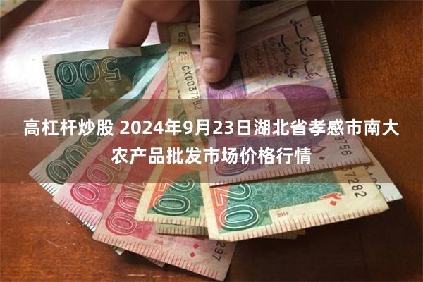 高杠杆炒股 2024年9月23日湖北省孝感市南大农产品批发市场价格行情