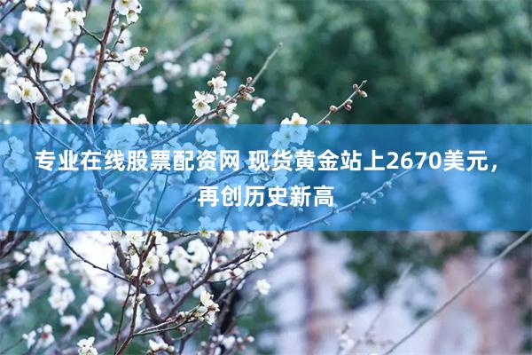 专业在线股票配资网 现货黄金站上2670美元，再创历史新高