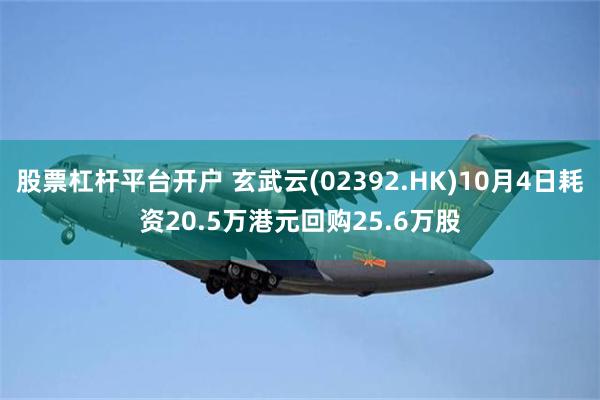 股票杠杆平台开户 玄武云(02392.HK)10月4日耗资20.5万港元回购25.6万股