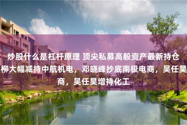 炒股什么是杠杆原理 顶尖私募高毅资产最新持仓来了！冯柳大幅减持中航机电，邓晓峰抄底南极电商，吴任昊增持化工