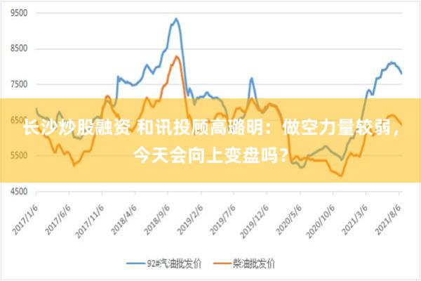 长沙炒股融资 和讯投顾高璐明：做空力量较弱，今天会向上变盘吗？