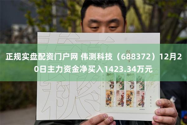 正规实盘配资门户网 伟测科技（688372）12月20日主力资金净买入1423.34万元