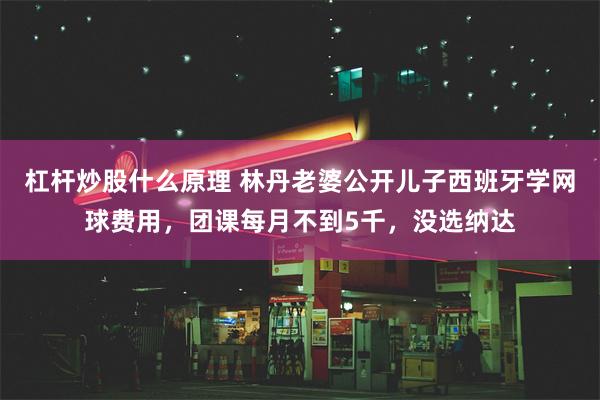 杠杆炒股什么原理 林丹老婆公开儿子西班牙学网球费用，团课每月不到5千，没选纳达